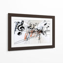 Notas musicales realismo - DIEGO D L | Cuadro decorativo de Canvas Lab