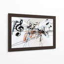 Notas musicales realismo - DIEGO D L | Cuadro decorativo de Canvas Lab