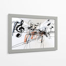 Notas musicales realismo - DIEGO D L | Cuadro decorativo de Canvas Lab