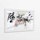 Notas musicales realismo - DIEGO D L | Cuadro decorativo de Canvas Lab