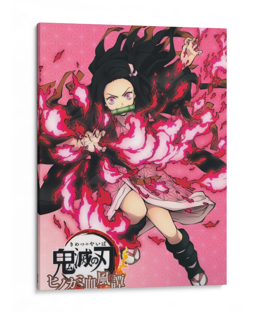 Nezuko Blood Demon Art / Pyrokinesis - Sae Art | Cuadro decorativo de Canvas Lab