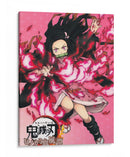 Nezuko Blood Demon Art / Pyrokinesis - Sae Art | Cuadro decorativo de Canvas Lab
