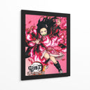 Nezuko Blood Demon Art / Pyrokinesis - Sae Art | Cuadro decorativo de Canvas Lab