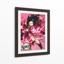 Nezuko Blood Demon Art / Pyrokinesis - Sae Art | Cuadro decorativo de Canvas Lab