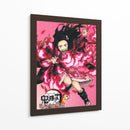 Nezuko Blood Demon Art / Pyrokinesis - Sae Art | Cuadro decorativo de Canvas Lab