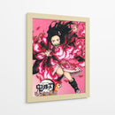 Nezuko Blood Demon Art / Pyrokinesis - Sae Art | Cuadro decorativo de Canvas Lab