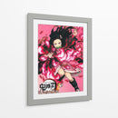 Nezuko Blood Demon Art / Pyrokinesis - Sae Art | Cuadro decorativo de Canvas Lab