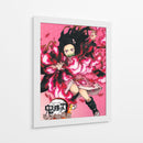 Nezuko Blood Demon Art / Pyrokinesis - Sae Art | Cuadro decorativo de Canvas Lab