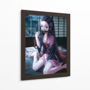 Moonlight Innocence Nezuko - Sae Art | Cuadro decorativo de Canvas Lab