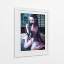 Moonlight Innocence Nezuko - Sae Art | Cuadro decorativo de Canvas Lab
