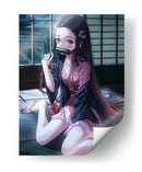 Moonlight Innocence Nezuko - Sae Art | Cuadro decorativo de Canvas Lab