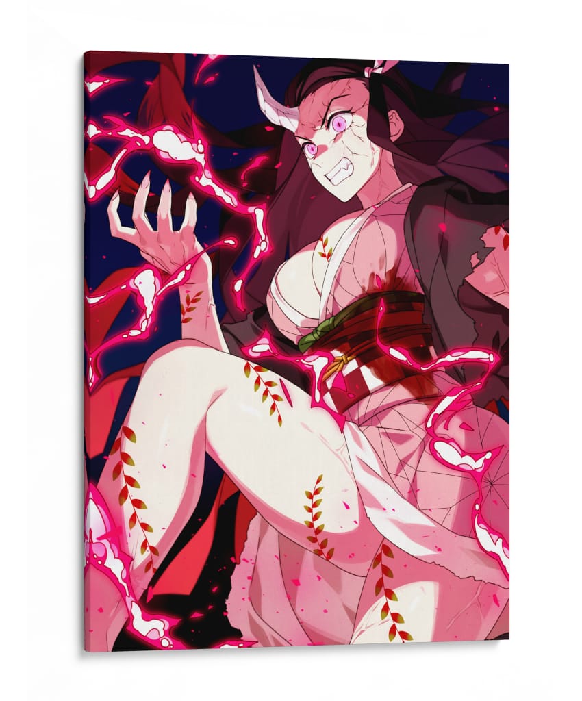 Nezuko Wrath Unbound - Sae Art | Cuadro decorativo de Canvas Lab