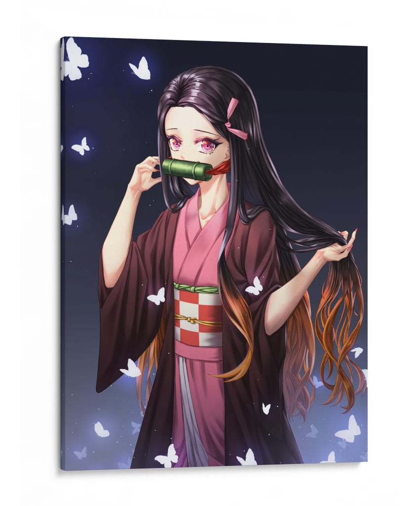 Nezuko Luminous Butterfly Grace - Sae Art | Cuadro decorativo de Canvas Lab