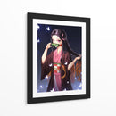 Nezuko Luminous Butterfly Grace - Sae Art | Cuadro decorativo de Canvas Lab