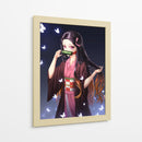 Nezuko Luminous Butterfly Grace - Sae Art | Cuadro decorativo de Canvas Lab