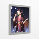 Nezuko Luminous Butterfly Grace - Sae Art | Cuadro decorativo de Canvas Lab