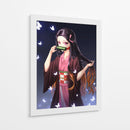Nezuko Luminous Butterfly Grace - Sae Art | Cuadro decorativo de Canvas Lab
