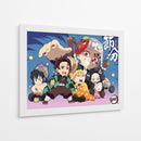 Setsubun Chibi - Sae Art | Cuadro decorativo de Canvas Lab