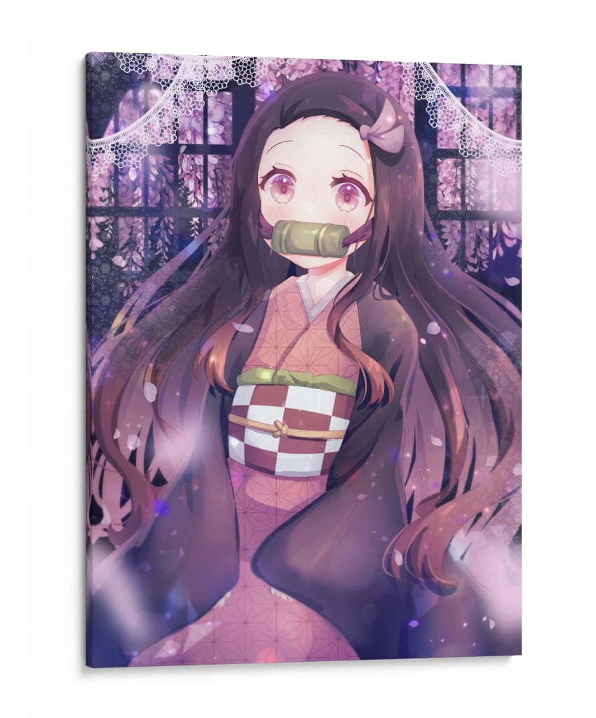 Nezuko Wisteria Twilight Bloom - Sae Art | Cuadro decorativo de Canvas Lab
