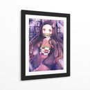 Nezuko Wisteria Twilight Bloom - Sae Art | Cuadro decorativo de Canvas Lab