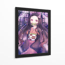Nezuko Wisteria Twilight Bloom - Sae Art | Cuadro decorativo de Canvas Lab