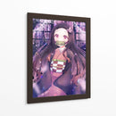 Nezuko Wisteria Twilight Bloom - Sae Art | Cuadro decorativo de Canvas Lab