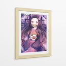 Nezuko Wisteria Twilight Bloom - Sae Art | Cuadro decorativo de Canvas Lab