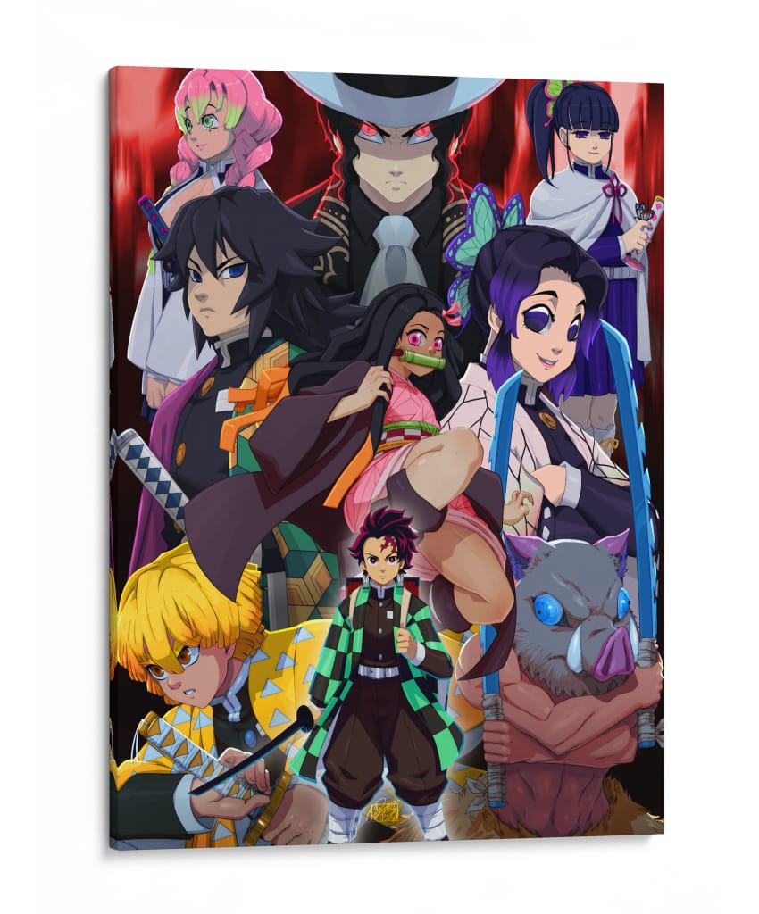 Poster Demon Slayer & Muzan - Sae Art | Cuadro decorativo de Canvas Lab