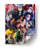 Poster Demon Slayer & Muzan - Sae Art | Cuadro decorativo de Canvas Lab