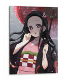 Nezuko Crimson Parasol Snow - Sae Art | Cuadro decorativo de Canvas Lab