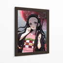 Nezuko Crimson Parasol Snow - Sae Art | Cuadro decorativo de Canvas Lab