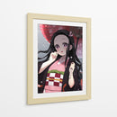 Nezuko Crimson Parasol Snow - Sae Art | Cuadro decorativo de Canvas Lab