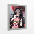 Nezuko Crimson Parasol Snow - Sae Art | Cuadro decorativo de Canvas Lab