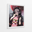 Nezuko Crimson Parasol Snow - Sae Art | Cuadro decorativo de Canvas Lab
