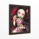 Nezuko Pose Feroz - Sae Art | Cuadro decorativo de Canvas Lab