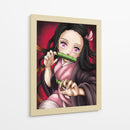 Nezuko Pose Feroz - Sae Art | Cuadro decorativo de Canvas Lab