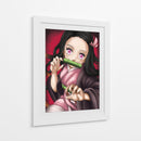 Nezuko Pose Feroz - Sae Art | Cuadro decorativo de Canvas Lab