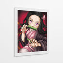 Nezuko Pose Feroz - Sae Art | Cuadro decorativo de Canvas Lab