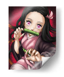 Nezuko Pose Feroz - Sae Art | Cuadro decorativo de Canvas Lab