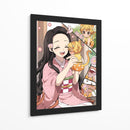 Nezuko & Chibi Zenitsu - Sae Art | Cuadro decorativo de Canvas Lab