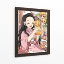 Nezuko & Chibi Zenitsu - Sae Art | Cuadro decorativo de Canvas Lab