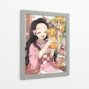 Nezuko & Chibi Zenitsu - Sae Art | Cuadro decorativo de Canvas Lab