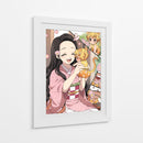 Nezuko & Chibi Zenitsu - Sae Art | Cuadro decorativo de Canvas Lab