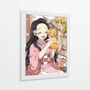 Nezuko & Chibi Zenitsu - Sae Art | Cuadro decorativo de Canvas Lab