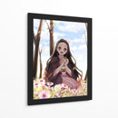 Nezuko Spring Meadow Whispers - Sae Art | Cuadro decorativo de Canvas Lab