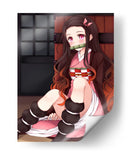 Kimetsu No Yaiba Nezuko Chill - Sae Art | Cuadro decorativo de Canvas Lab