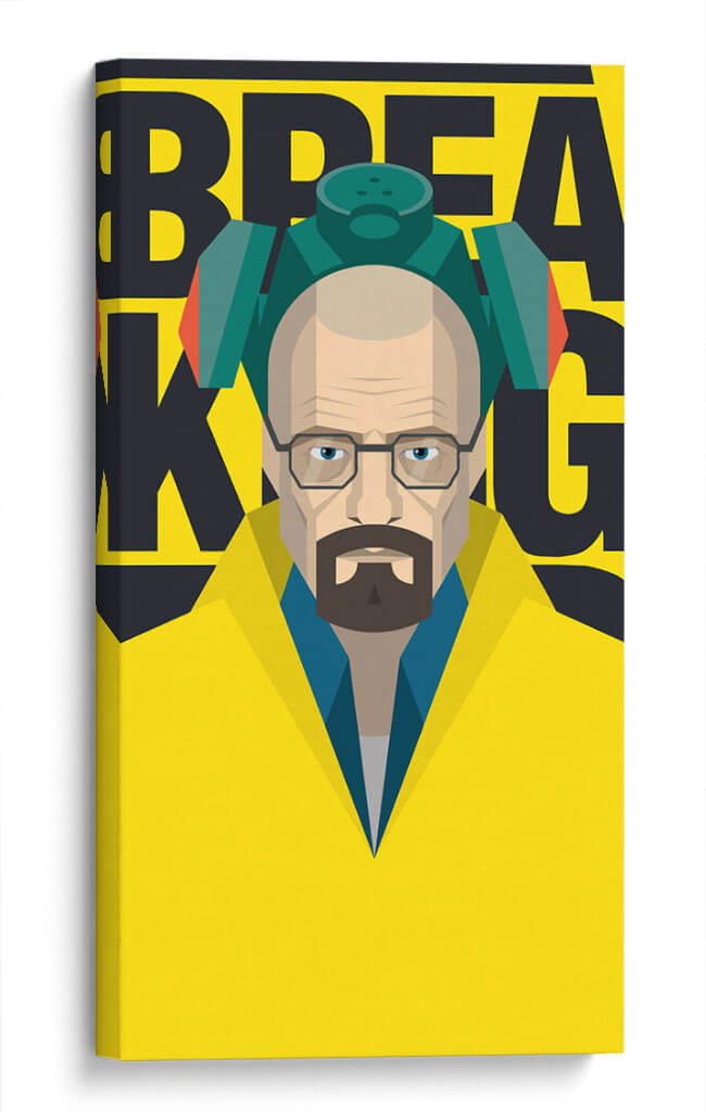 Yellow Heisenberg | Cuadro decorativo de Canvas Lab