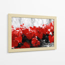 Corazones en pintura abstracta - DIEGO D L | Cuadro decorativo de Canvas Lab