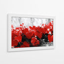 Corazones en pintura abstracta - DIEGO D L | Cuadro decorativo de Canvas Lab