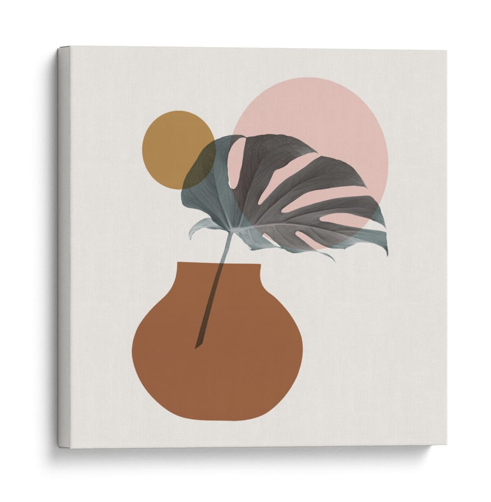Composición floral y geométrica 3 - Vitor Costa | Cuadro decorativo de Canvas Lab
